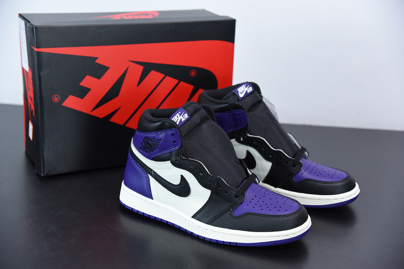 air jordan 1 retro high og "court purple" 555088-501